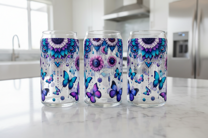 Sunflowers & Butterflies  - UVDTF Wrap for cups/hard surfaces sticker