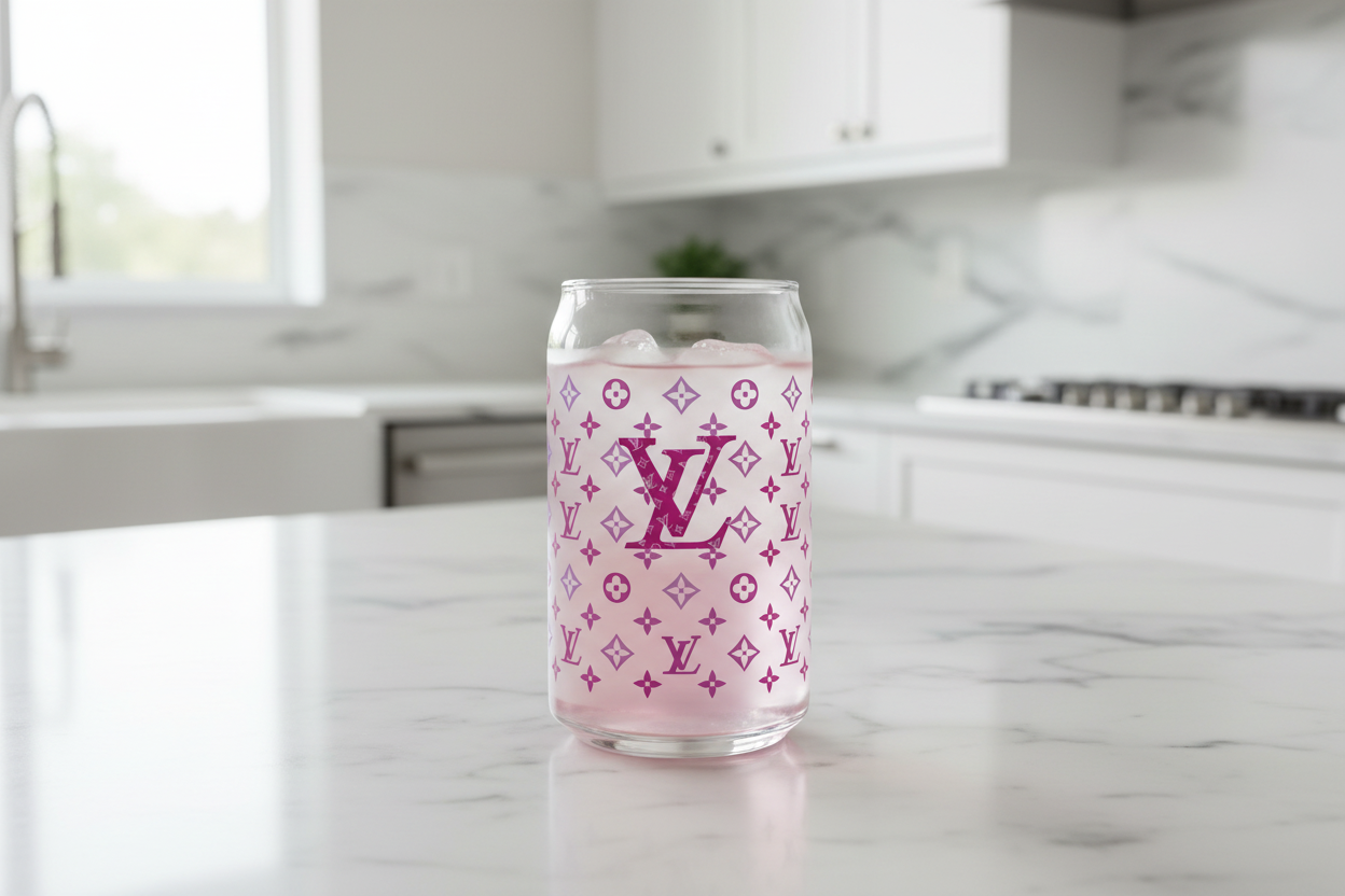 Louis Vuitton Purple - UVDTF Wrap for cups/hard surfaces sticker