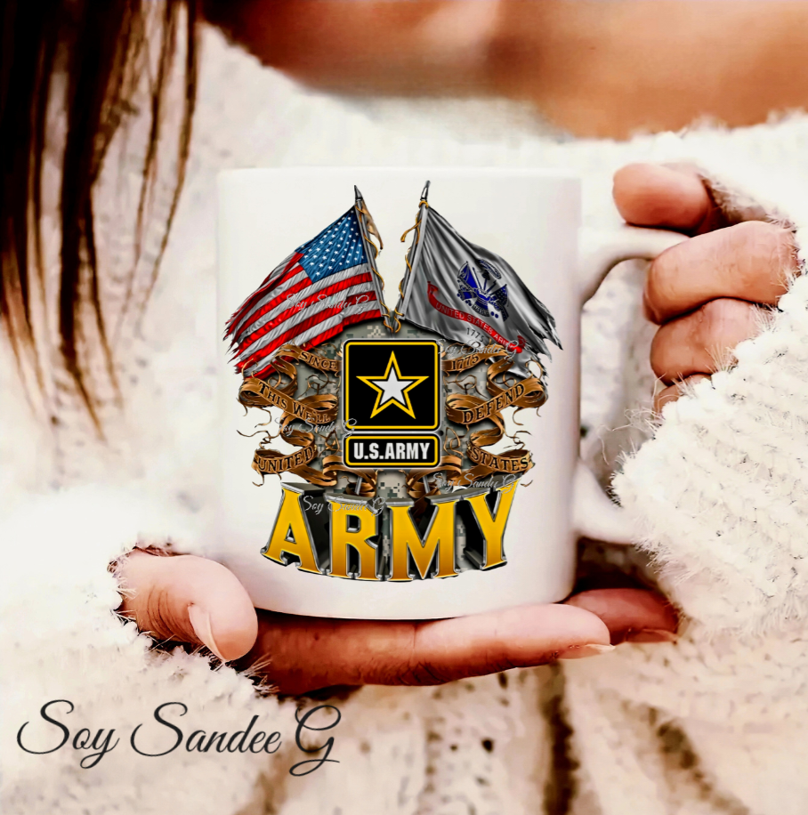 Army - UVDTF Decal for cups/hard surfaces sticker