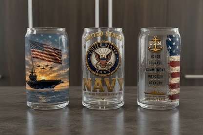 Navy - UVDTF Wrap for cups/hard surfaces sticker