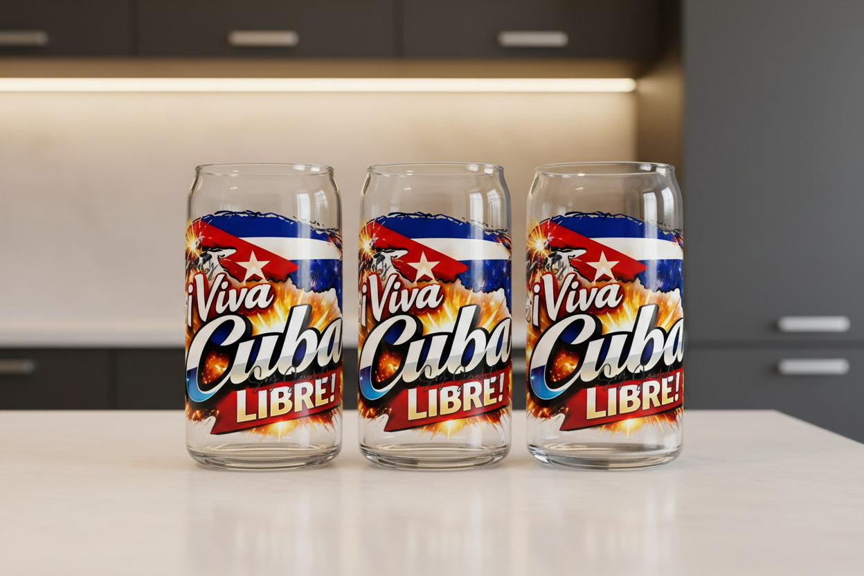Cuba Libre - UVDTF Wrap for cups/hard surfaces sticker