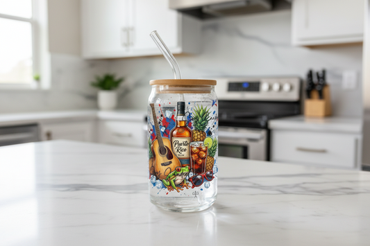 Puerto Rico Cruising - UVDTF Wrap for cups/hard surfaces sticker