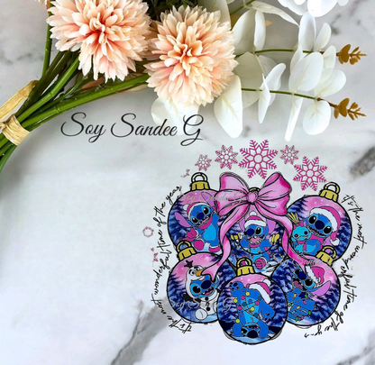 Stitch Ornaments - UVDTF Decal for cups/hard surfaces sticker