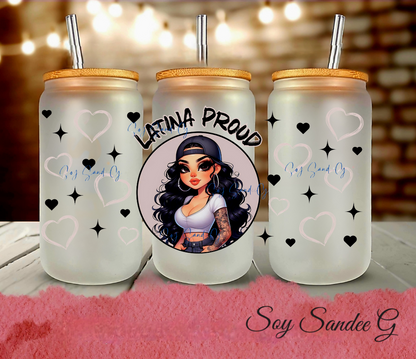 Latina Proud - UVDTF Wrap for cups/hard surfaces sticker