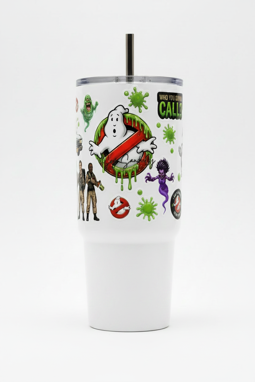Ghostbusters - UVDTF Wrap for cups/hard surfaces sticker
