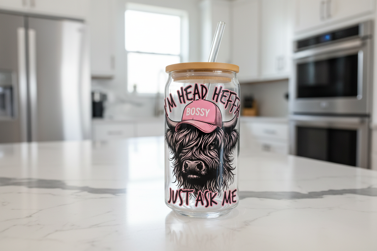 I'm Head Heffa - UVDTF Decal for cups/hard surfaces sticker