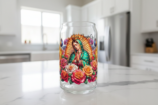 Yellow Roses Virgen - UVDTF Wrap for cups/hard surfaces sticker