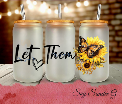 Let Them Yellow - UVDTF Wrap for cups/hard surfaces sticker