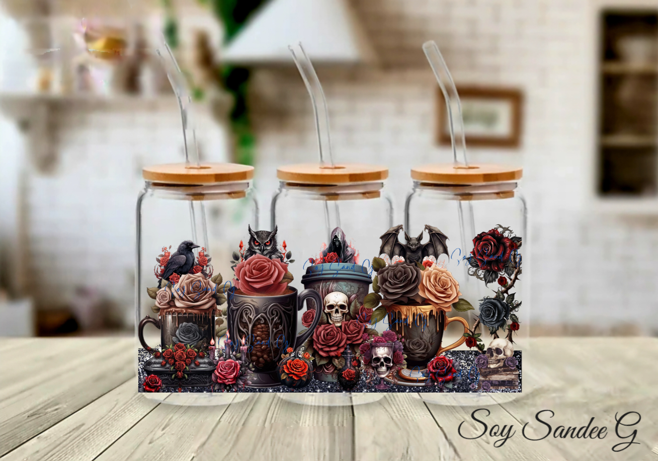 Gothic Cups - UVDTF Wrap for cups/hard surfaces sticker