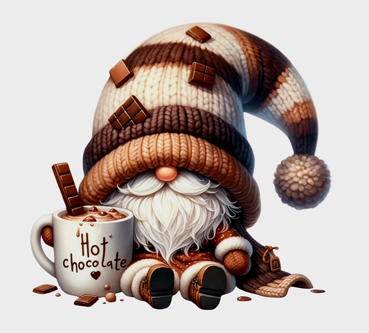 Hot Chocolate Mug Gnome - UVDTF Decal