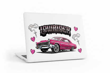 Pink Lowrider - UVDTF Wrap for cups/hard surfaces sticker