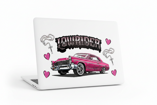 Pink Lowrider - UVDTF Wrap for cups/hard surfaces sticker