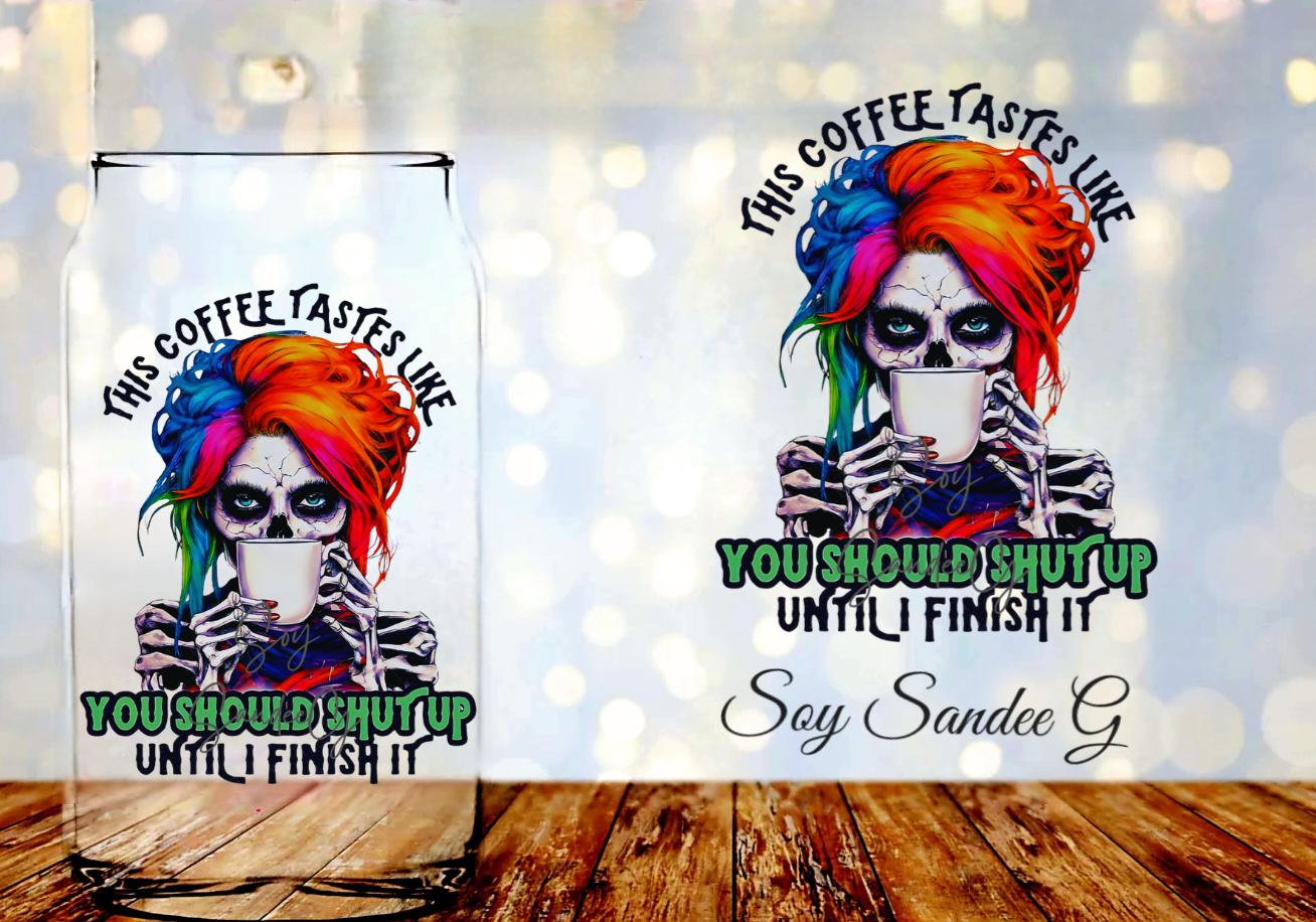 This Coffee Tastes Like... - UVDTF Decal for cups/hard surfaces sticker