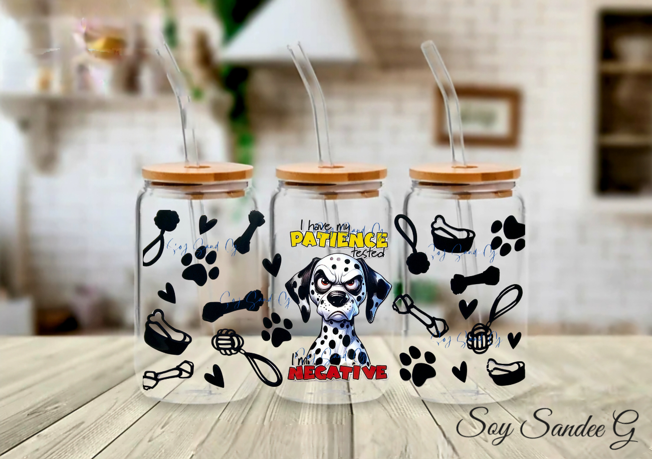 My Patience Tested - UVDTF Wrap for cups/hard surfaces sticker