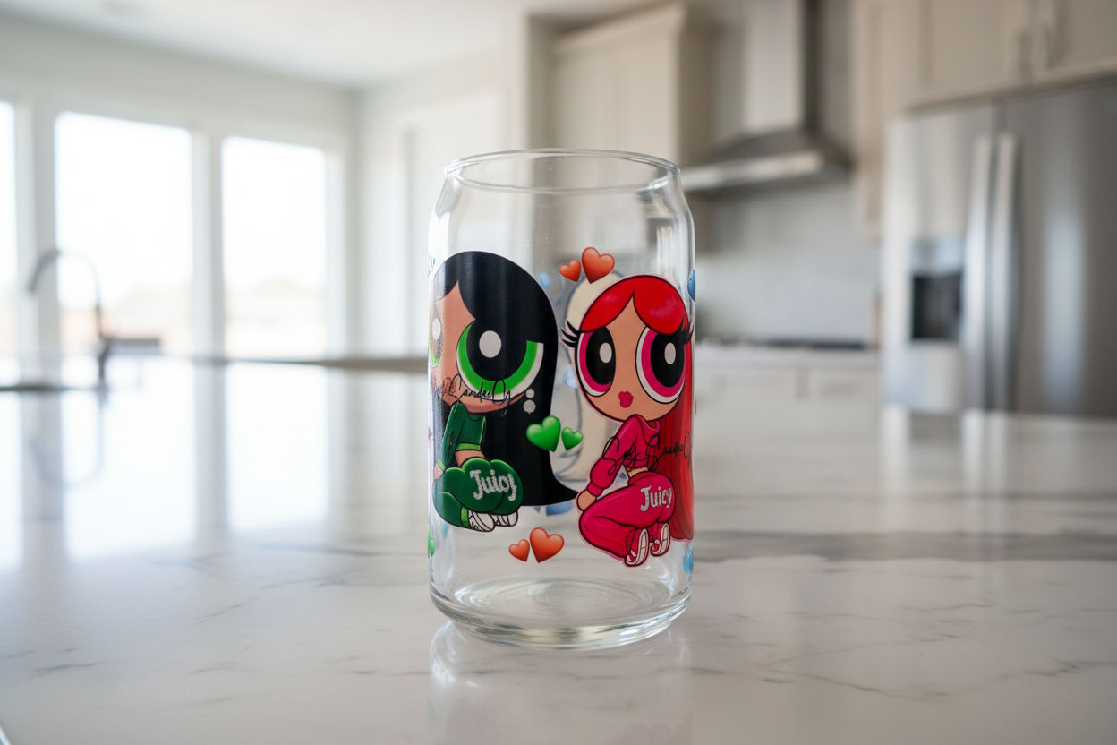 Juicy Power Puff Girls - UVDTF Wrap for cups/hard surfaces sticker