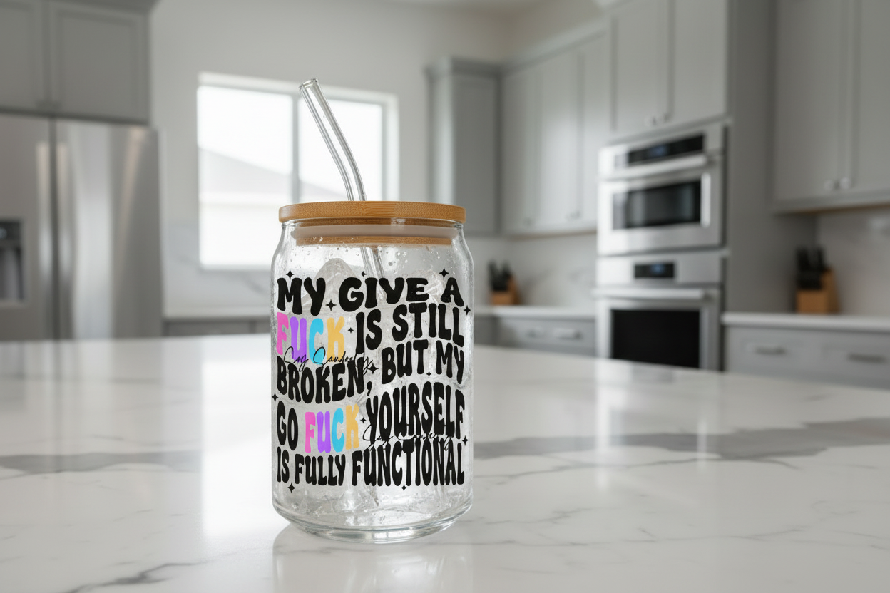 My Give a F - UVDTF Decal for cups/hard surfaces sticker