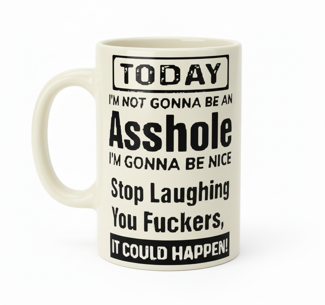 Today I'm Not Gonna Be... - UVDTF decal for cups/hard surfaces sticker