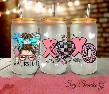 Envoltura UVDTF de Nurse Life XOXO