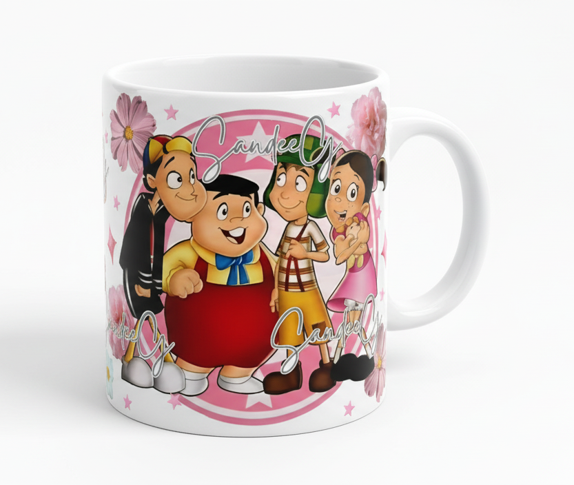 Chespirito Friends - UVDTF Wrap for cups/hard surfaces sticker