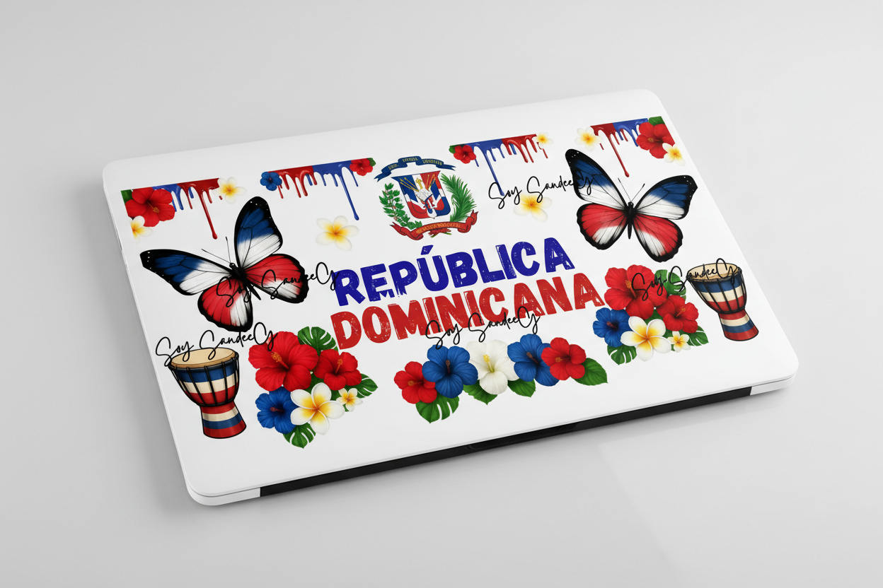 República Dominicana - UVDTF Wrap for cups/hard surfaces sticker