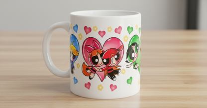 Envoltura UVDTF de Power Puff Couples