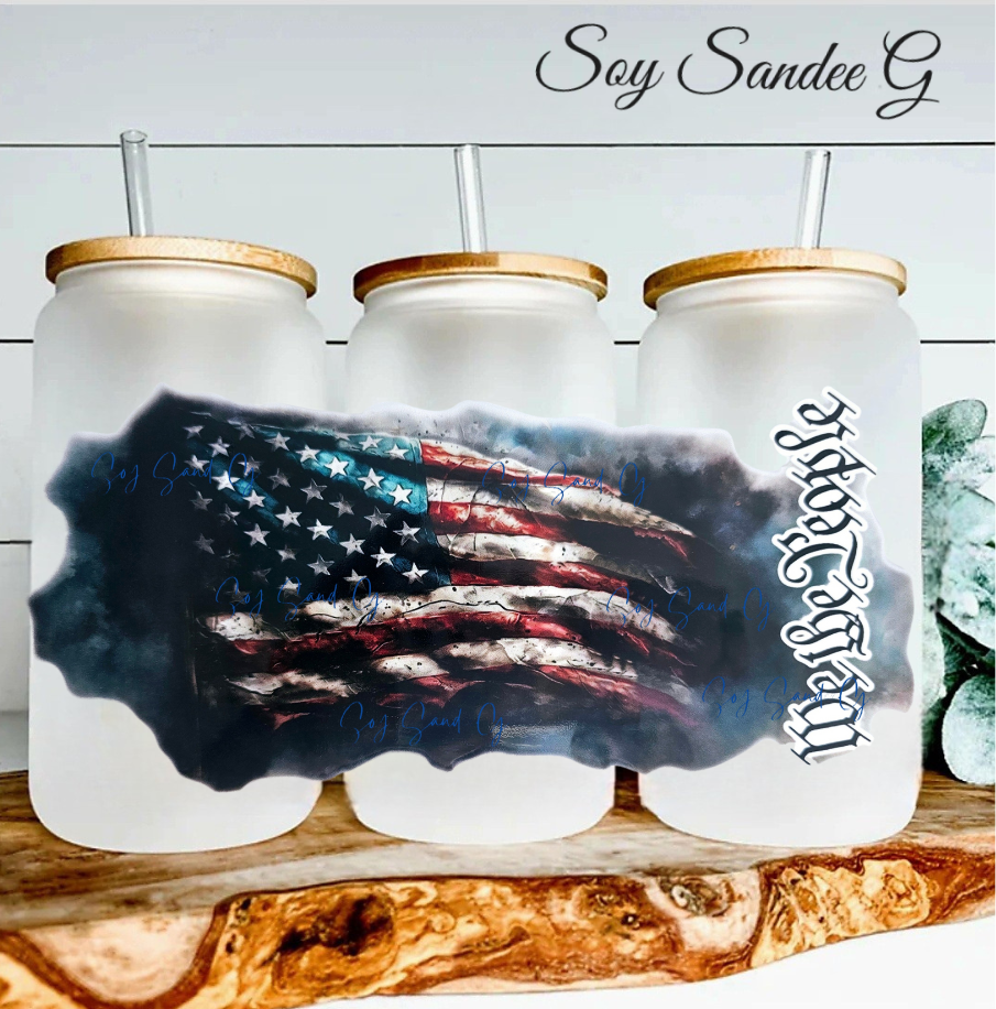 We The People - UVDTF Wrap for cups/hard surfaces sticker