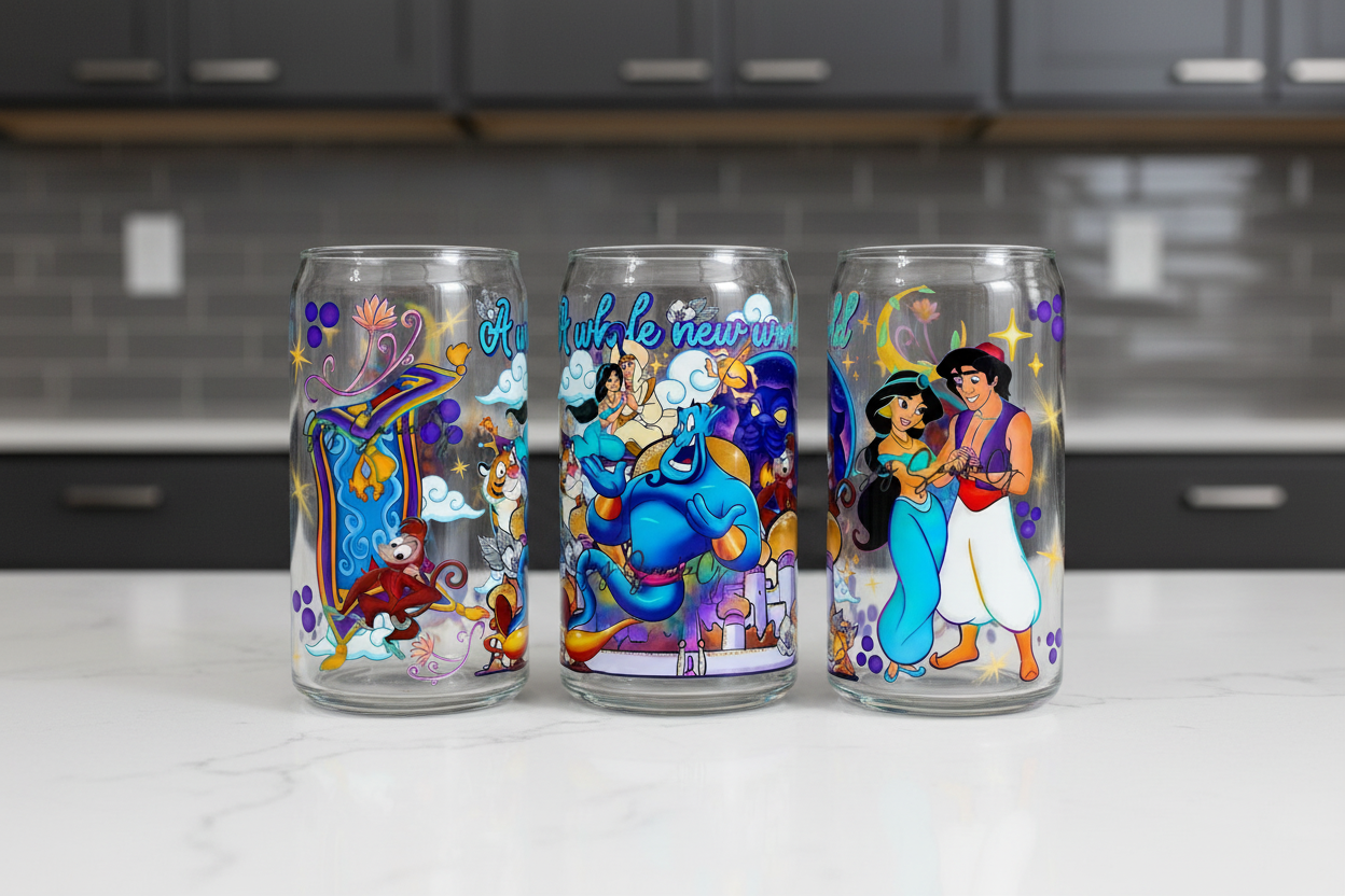 A Whole New World #2 - UVDTF wrap for cups/hard surfaces sticker