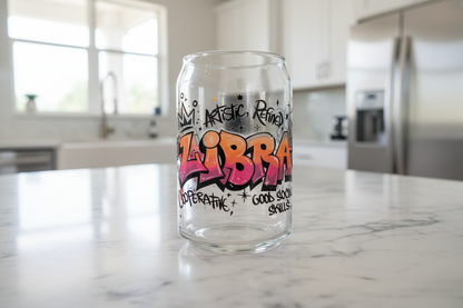 Graffiti Libra - UVDTF Wrap for cups/hard surfaces sticker