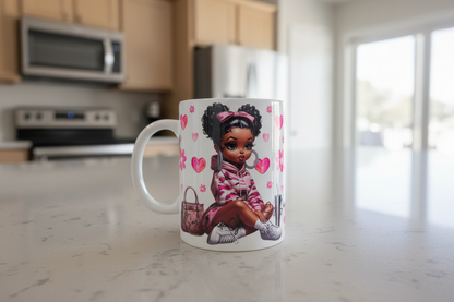 Pink Cutie - UVDTF Wrap for cups/hard surfaces sticker