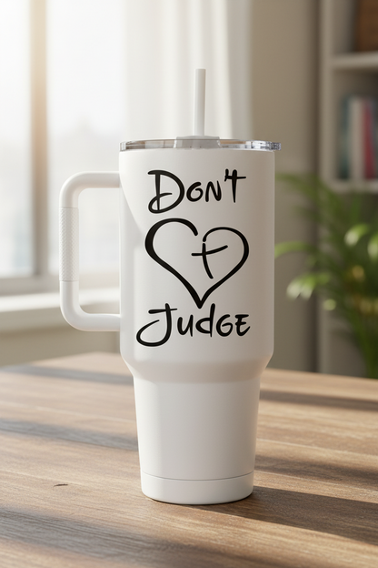 Calcomanía UVDTF No juzgues