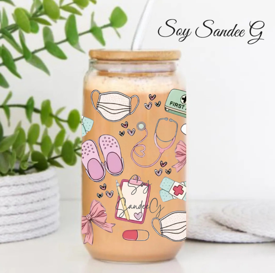 Nurse Accessories - UVDTF Wrap for cups/hard surfaces sticker