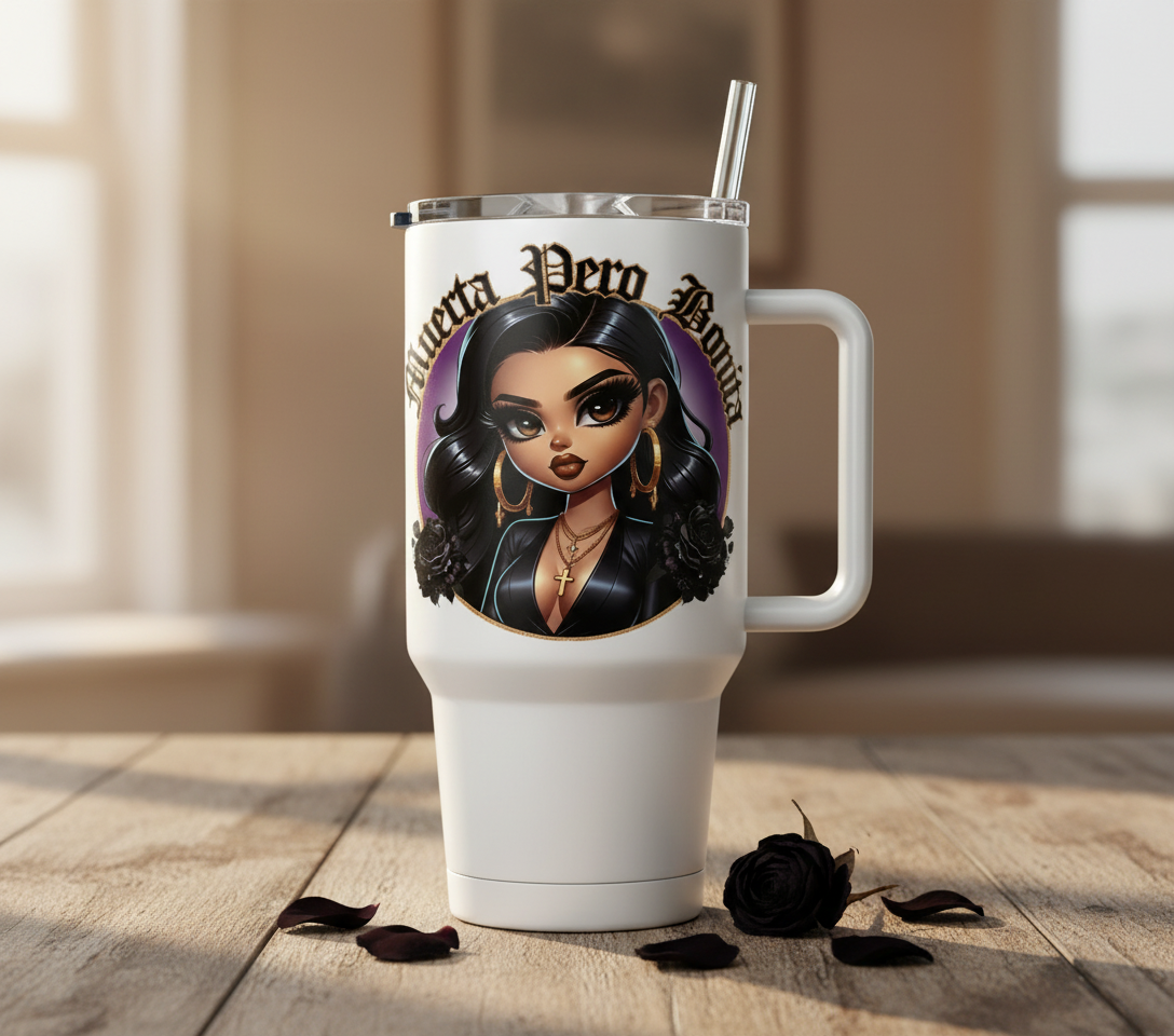 Muerta pero Bonita (Dead but Cute) - UVDTF Decal for cups/hard surfaces sticker