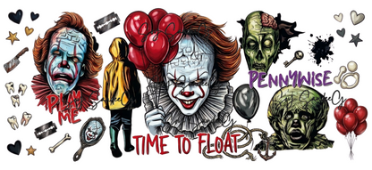 Pennywise - UVDTF Wrap for cups/hard surfaces sticker