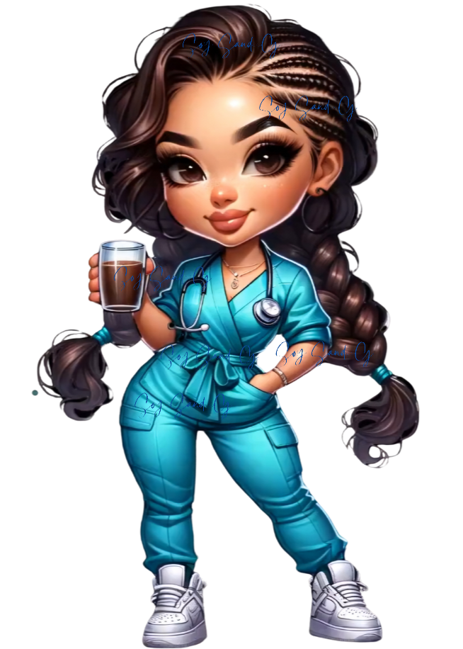 Pretty Nurse #1 - UVDTF Decal for cups/hard surfaces sticker