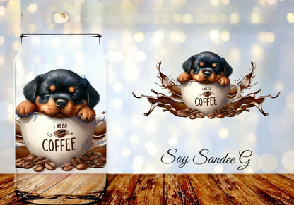 La vida es mejor con perros Envoltura UVDTF - 3