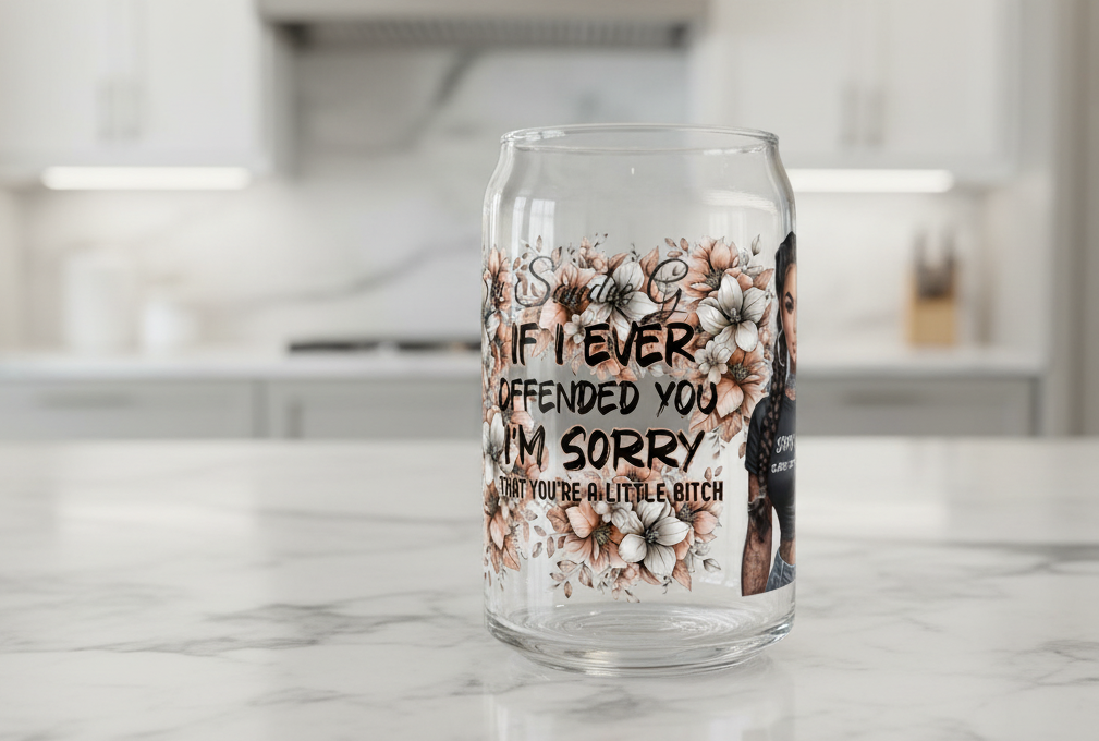 If I Ever Offended You - UVDTF Wrap for cups/hard surfaces sticker