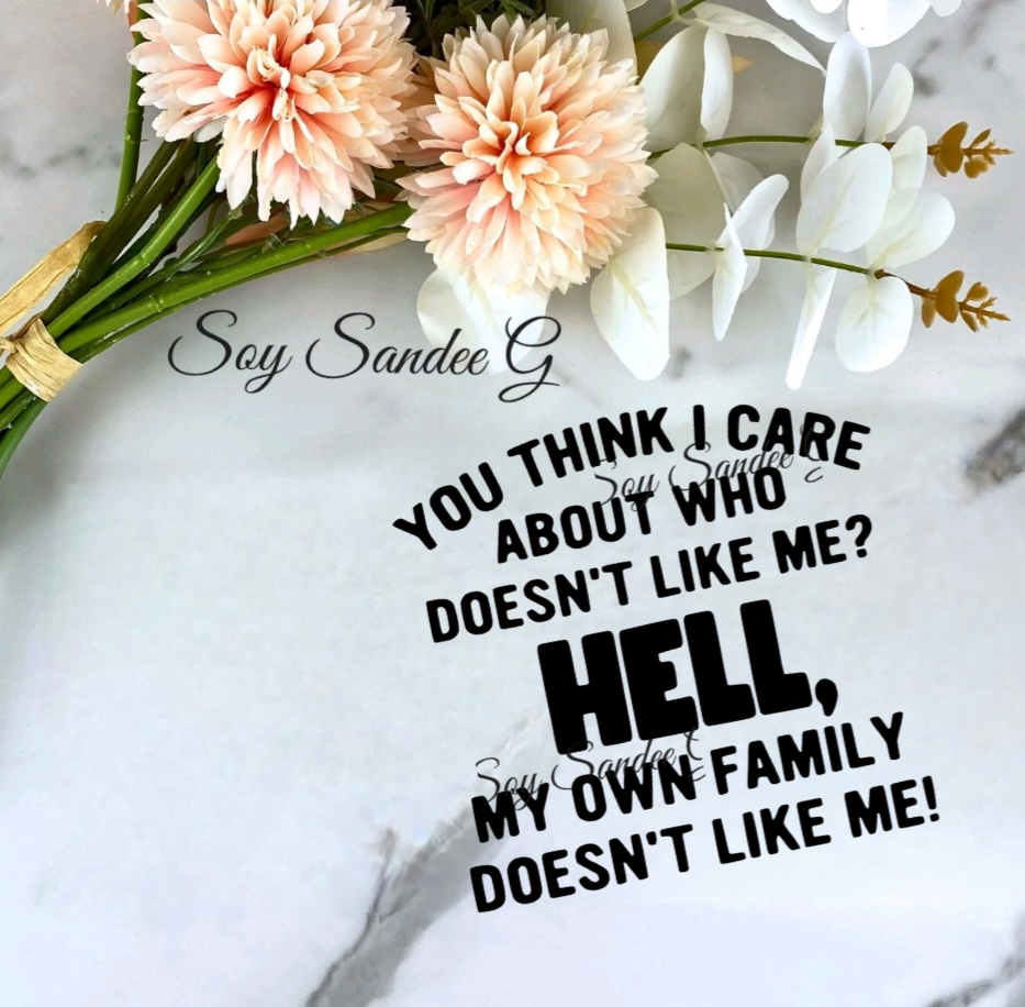 You Think I Care - UVDTF Decal for cups/hard surfaces sticker