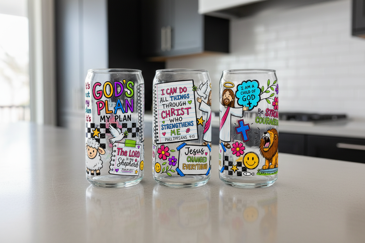 God's Plan - UVDTF Wrap for cups/hard surfaces sticker