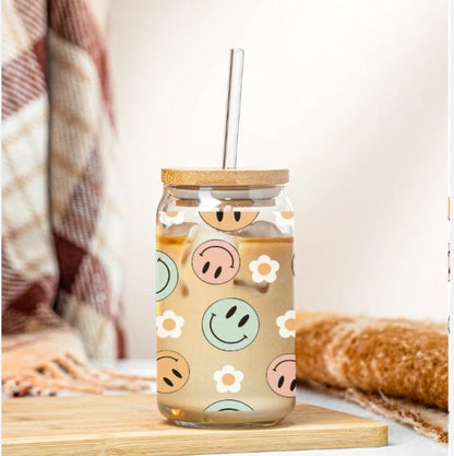 Happy Faces - UVDTF wrap for cups/hard surfaces sticker