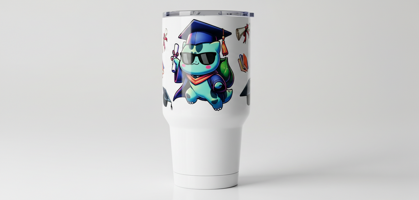 Cute Monster Grad - UVDTF wrap for cups/hard surfaces sticker