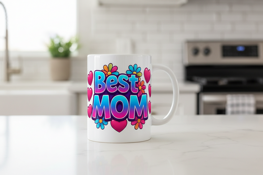 Best Mom #2 - UVDTF wrap for cups/hard surfaces sticker
