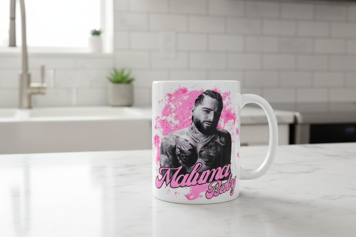 Maluma - UVDTF Wrap for cups/hard surfaces sticker