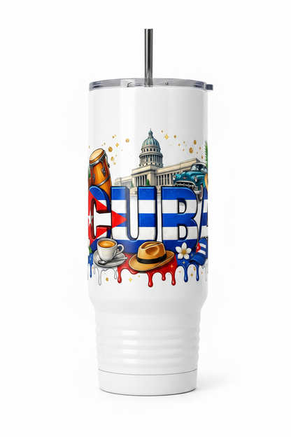 Cuba #2 - UVDTF Wrap for cups/hard surfaces sticker