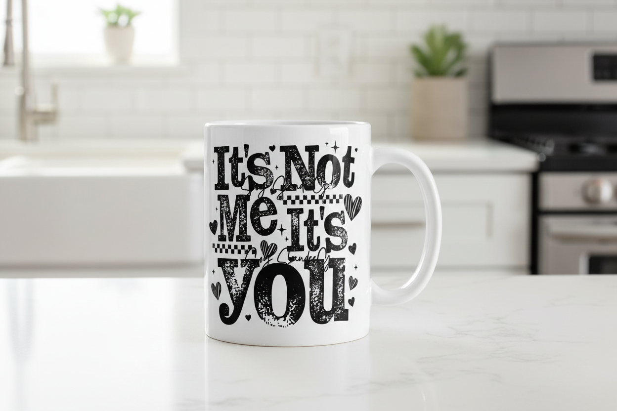 It's Not Me - UVDTF Decal for cups/hard surfaces sticker