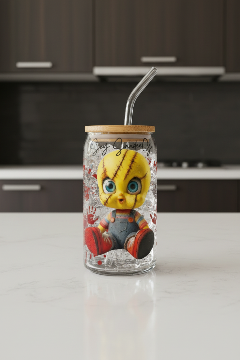 Looney Bird - UVDTF wrap for cups/hard surfaces sticker