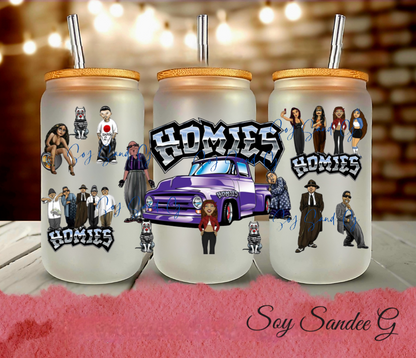 Homies Purple - UVDTF Wrap for cups/hard surfaces sticker