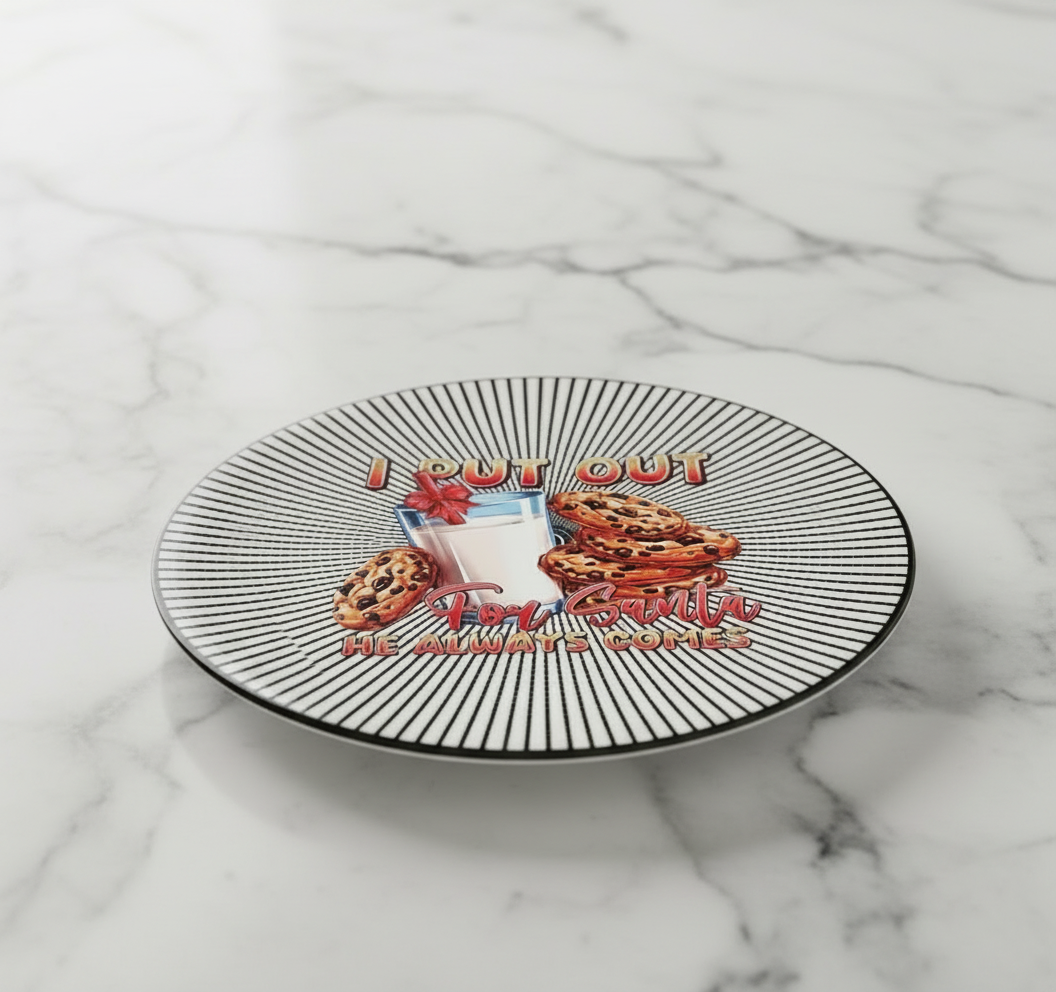I Put Out For Santa - Dessert Plate