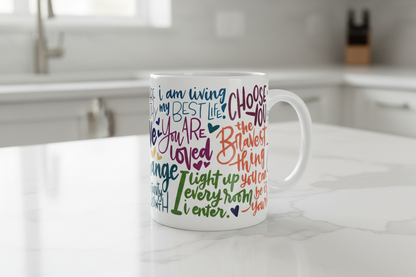 Frases de positividad Envoltura UVDTF