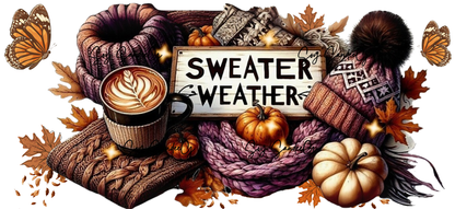Sweater Weather #2 - UVDTF Wrap for cups/hard surfaces sticker