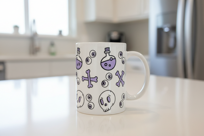 Envoltura UVDTF de pociones y calaveras